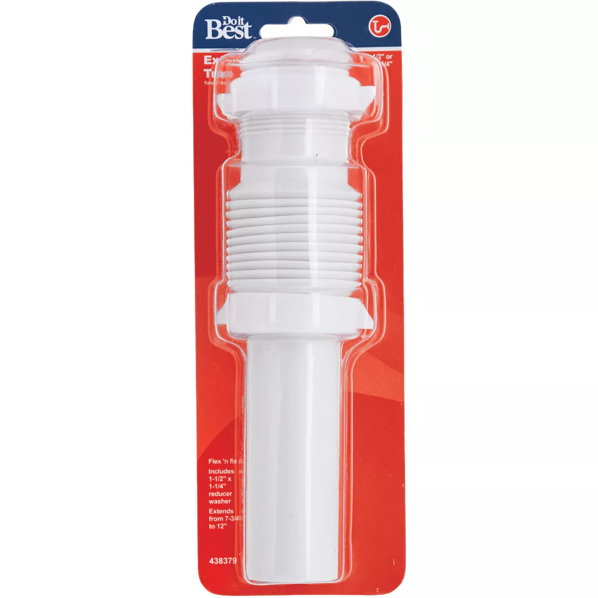 Do it Best 1-1/2 In. x 9 In. White Plastic Tailpiece - photo 2