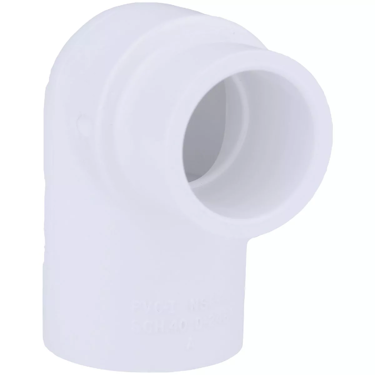 Charlotte Pipe 3/4 In. x 1/2 In. Slip x Slip Schedule 40 90 Deg. Reducing PVC Elbow (1/4 Bend)