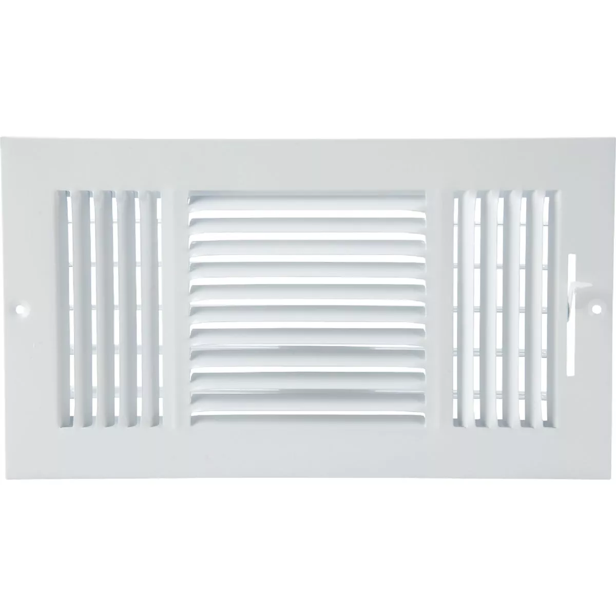 Home Impressions 6 In. x 14 In. White Steel Wall Register - photo 2
