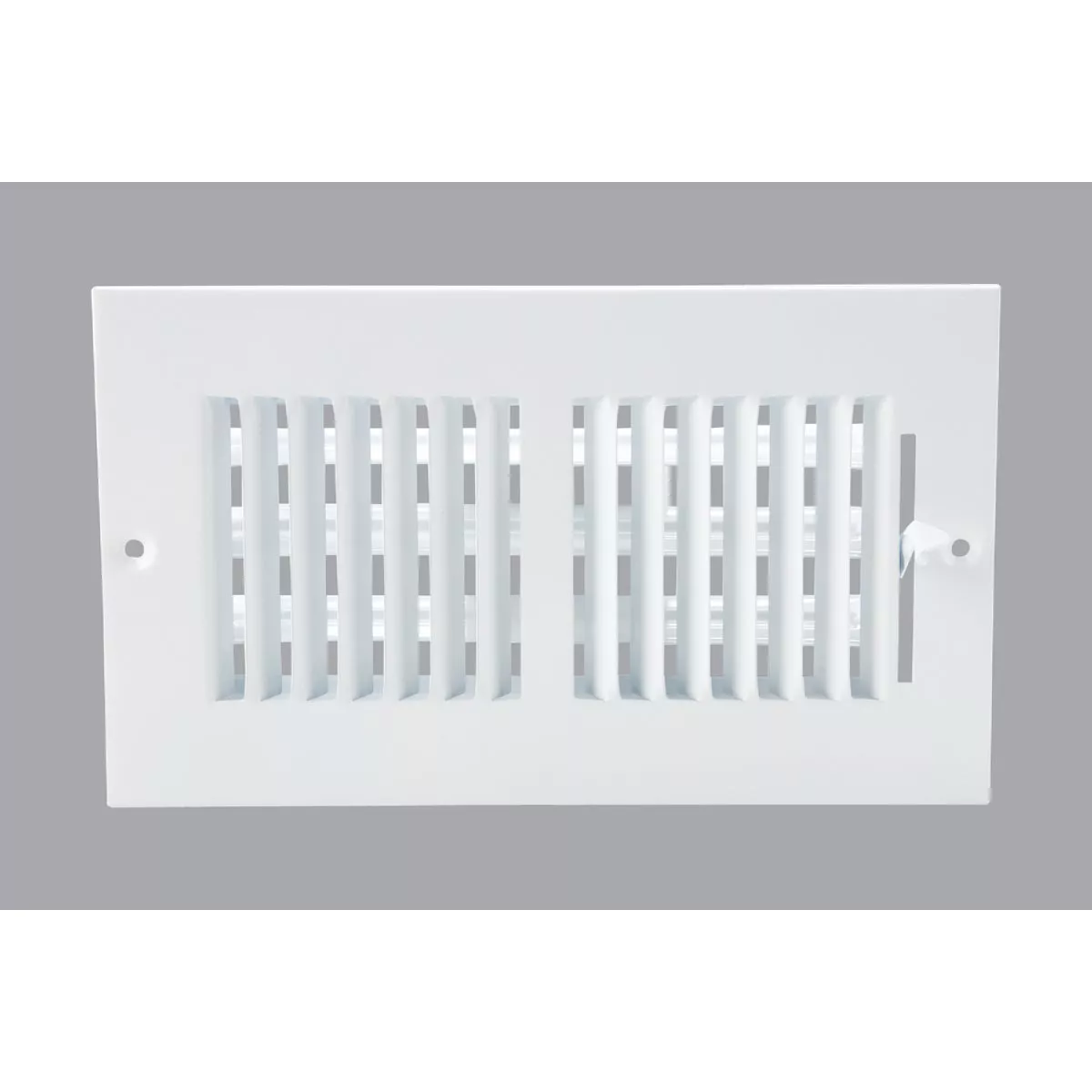 Home Impressions 9.76 In. x 5.75 In. White Steel Wall Register