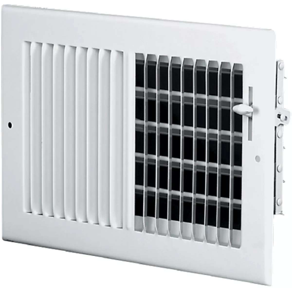 Home Impressions 9.76 In. x 5.75 In. White Steel Wall Register - photo 2