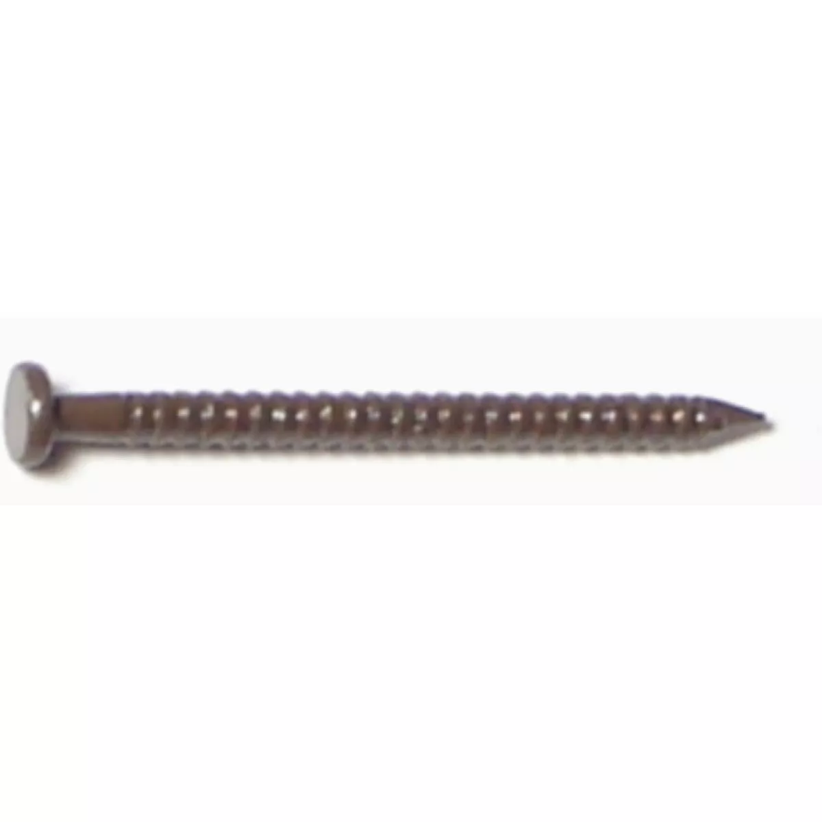 Midwest Fastener 1 In. Walnut Brown Painted Steel Panel Flat Head Nails-