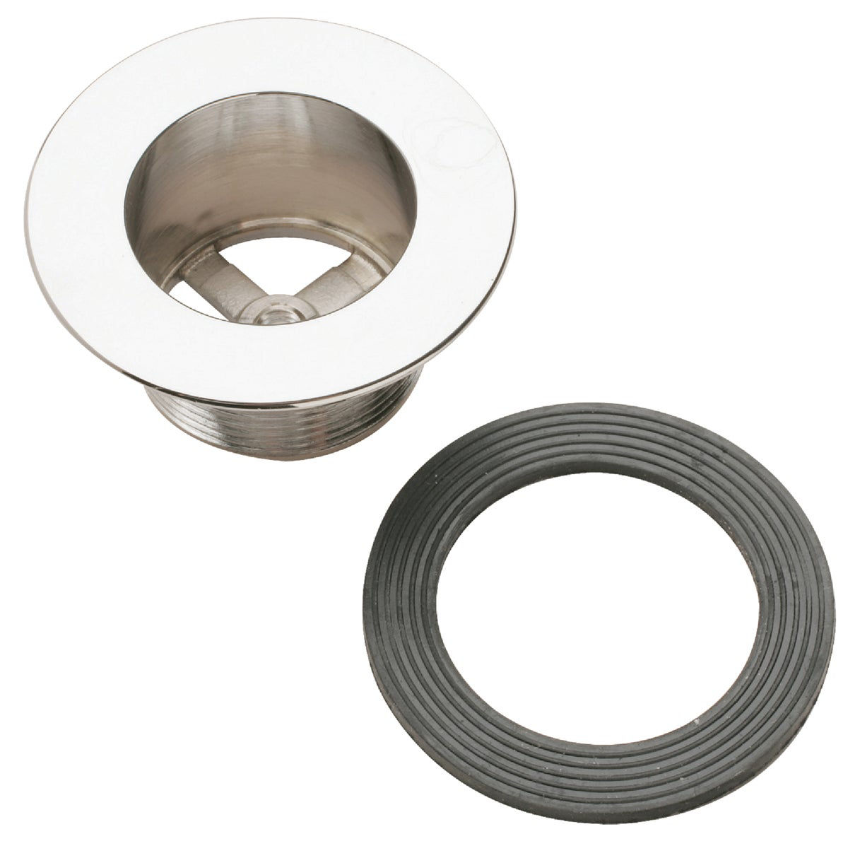 Do it Best 11/2 In. Coarse Waste Shoe Tub Drain Strainer with Chrome