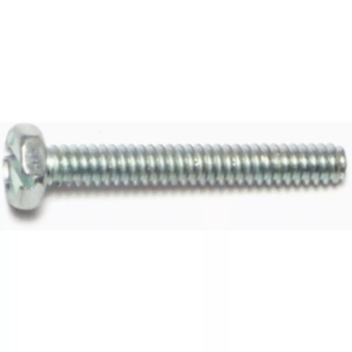 Midwest Fastener #6-32 x 1 In. Zinc Plated Steel Coarse Thread Slotted Indented Hex Head Machine Screws (40 Ct.)