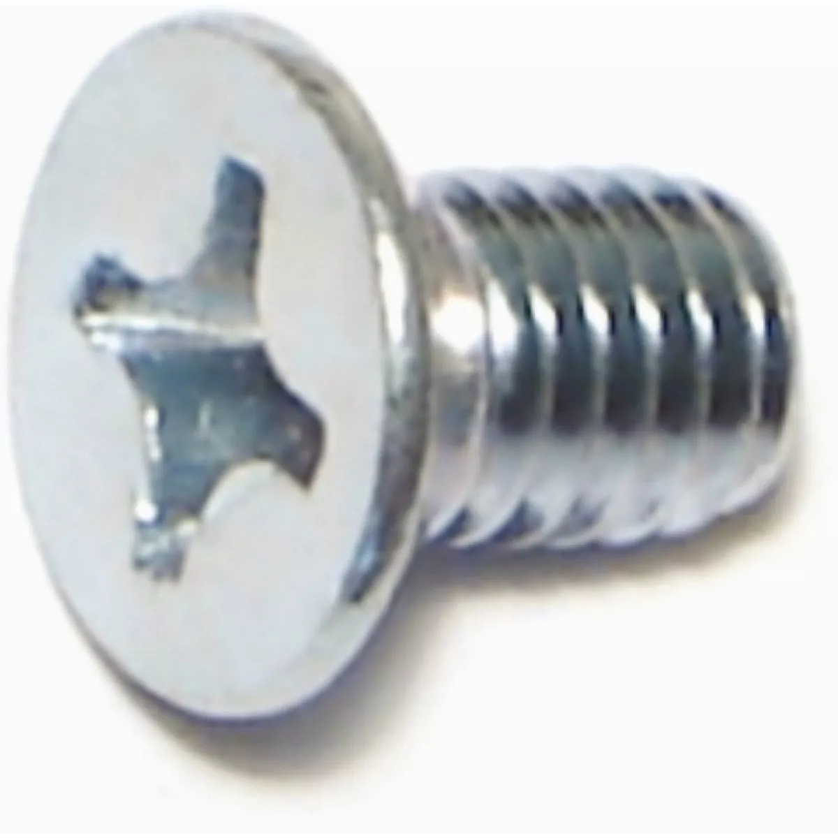 Midwest Fastener 6mm-1.0 x 10mm Zinc Plated Class 4.8 Steel Coarse Thread Phillips Flat Head Machine Screws (50 Ct.)-