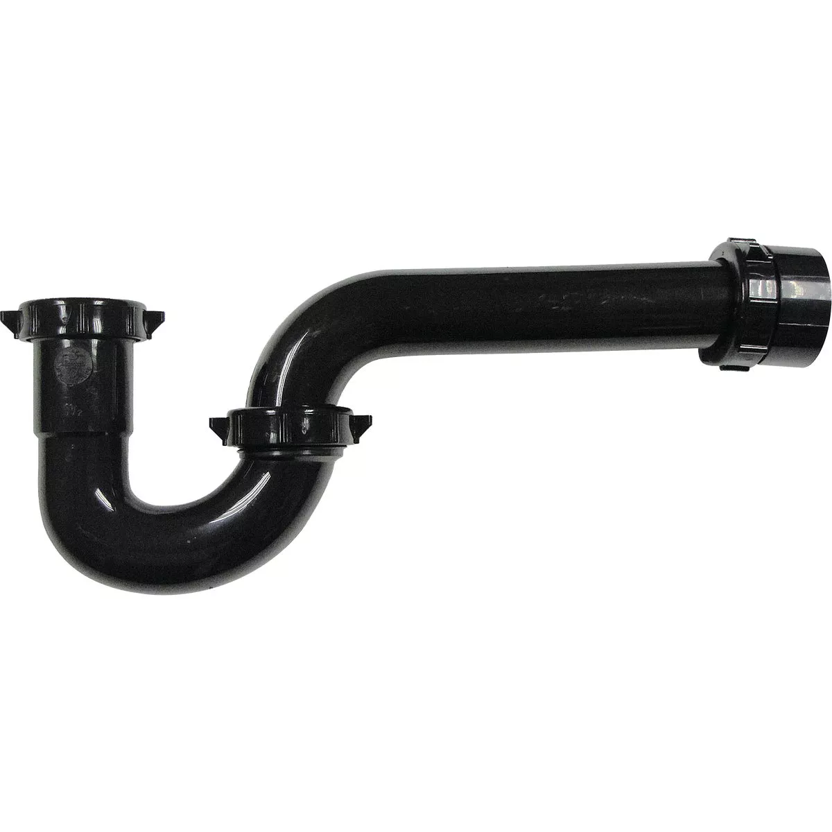 Do it Best 1-1/2 In. to 1-1/4 In. Black Plastic P-Trap with Reducer Washer - photo 3