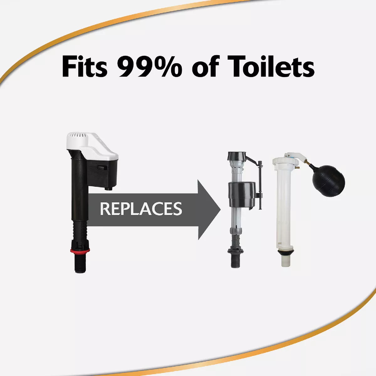 Korky QuietFill Toilet Fill Valve - photo 7