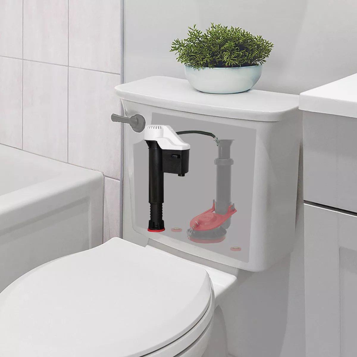 Korky QuietFill Toilet Fill Valve - photo 6