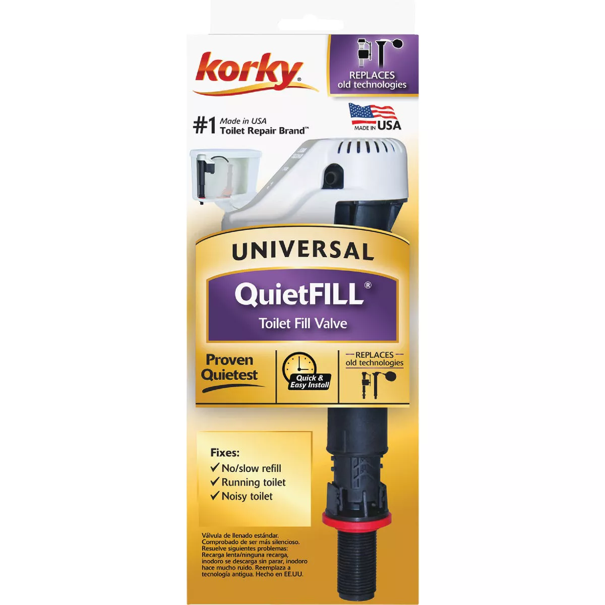 Korky QuietFill Toilet Fill Valve - photo 2