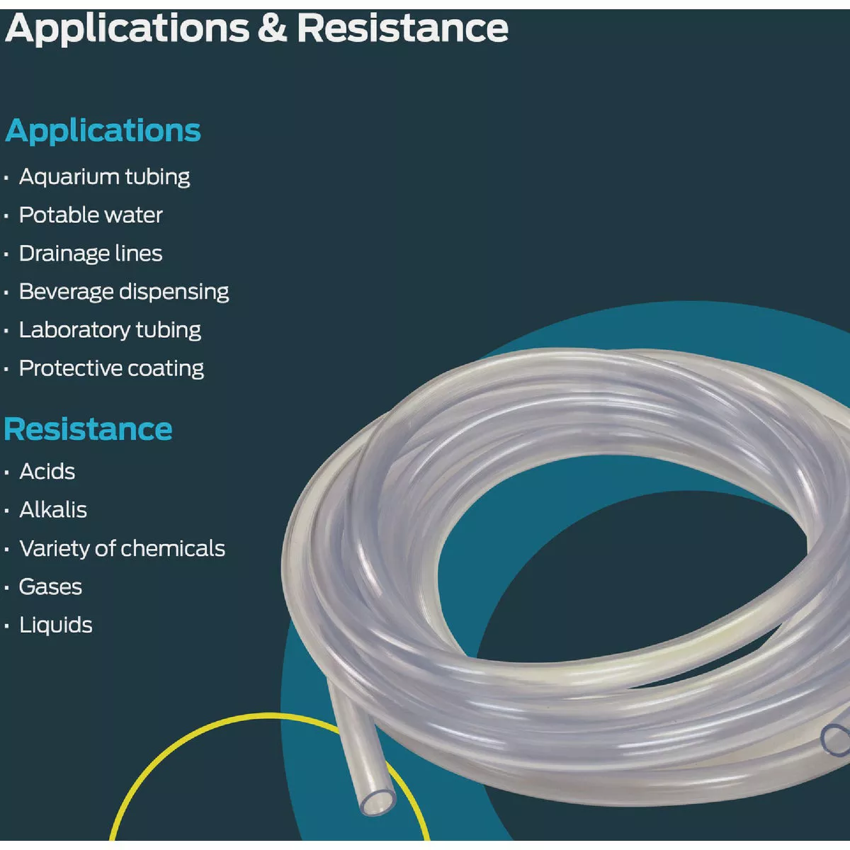 Eastman EZ-Flo 30 Ft. Clear Vinyl Tubing 1 In. ID x 1-1/4 In. OD Bulk Spool - photo 4