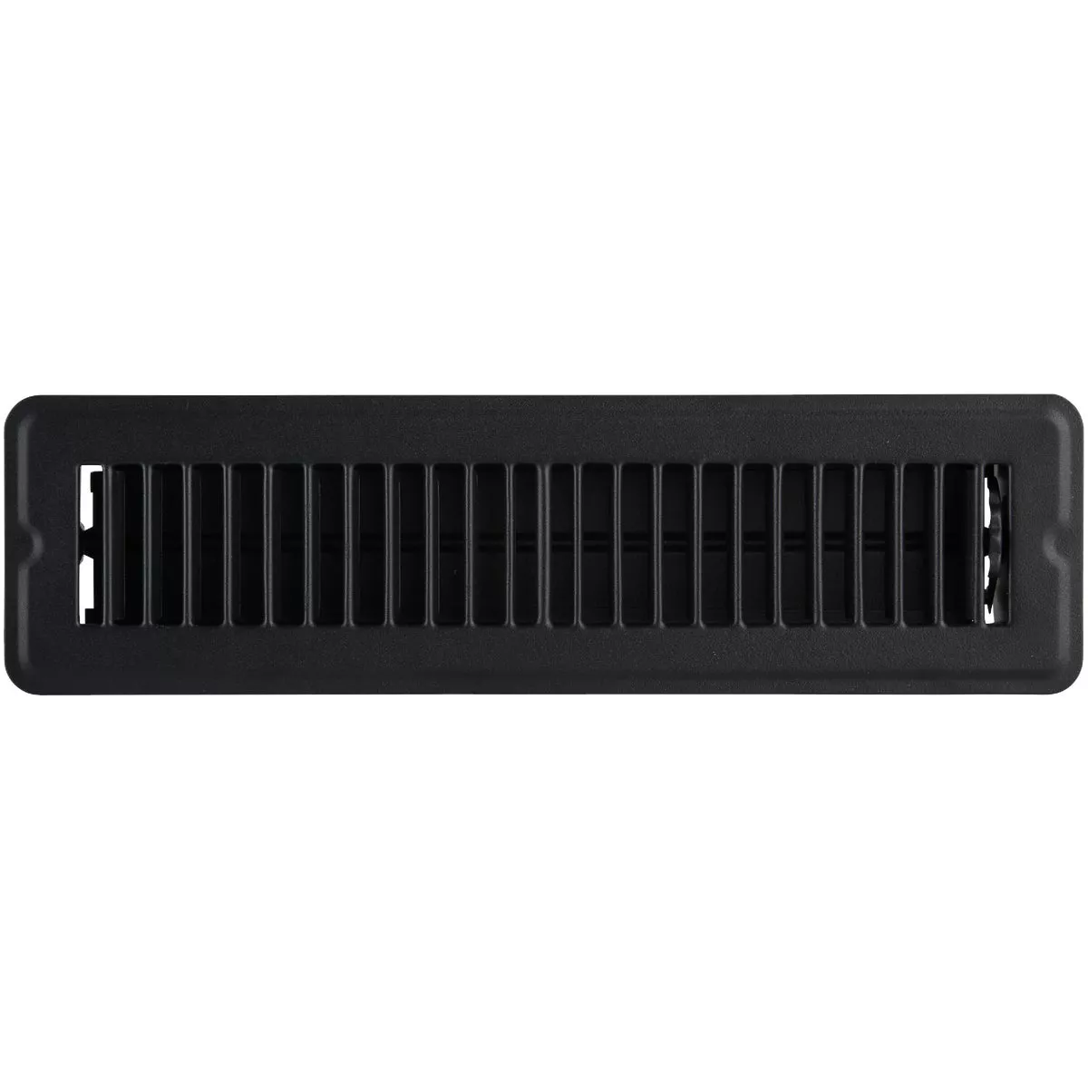 Home Impressions 2-1/4 In. x 12 In. Matte Black Steel Floor Register - photo 2