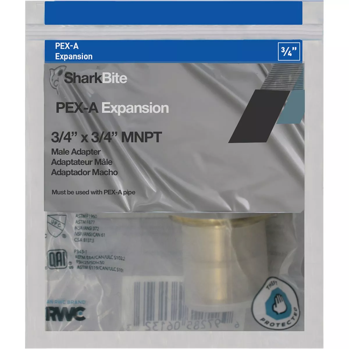 SharkBite PEX-A Brass 3/4 In. x 3/4 In. MNPT Adapter - photo 2