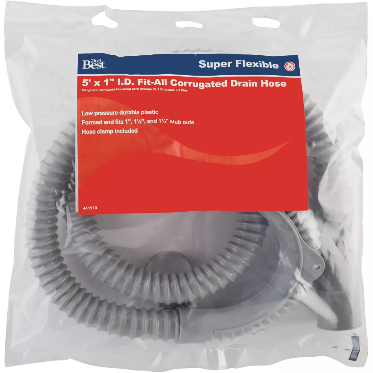 Do it 1 In. ID X 5 Ft. Corrugated Plastic Washing Machine Drain Hose - photo 2