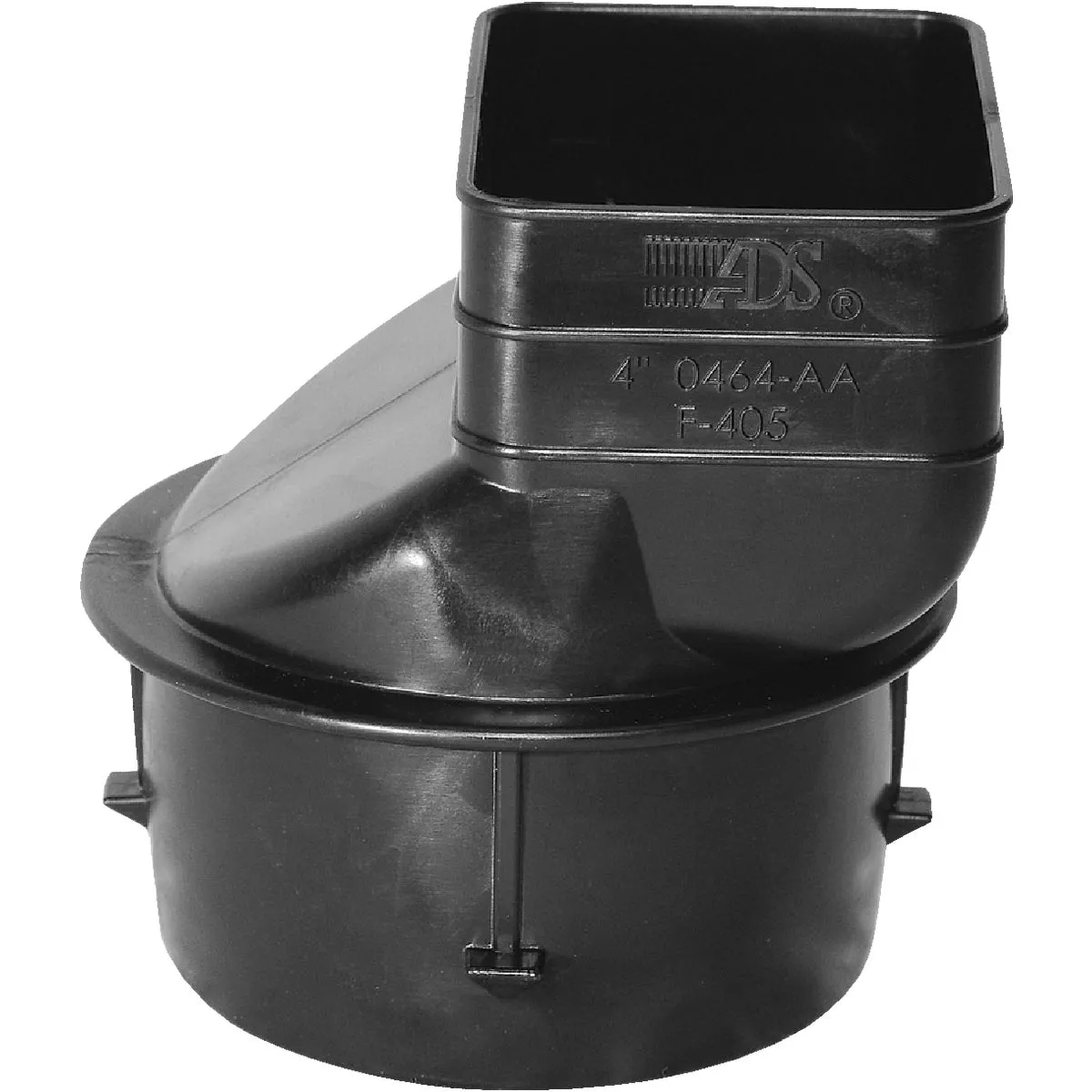 Advanced Drainage Systems 3 In. x 3.25 In. x 2.5 In. Polyethylene Corrugated to Downspout Barb x Female Adapter