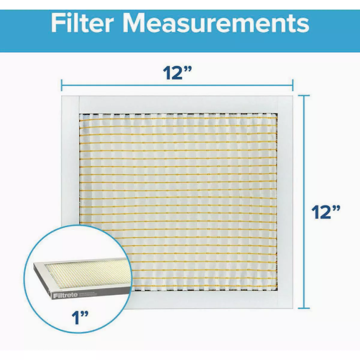 Filtrete 12 In. x 12 In. x 1 In. Basic Dust & Lint 300 MPR Furnace Filter - photo 6