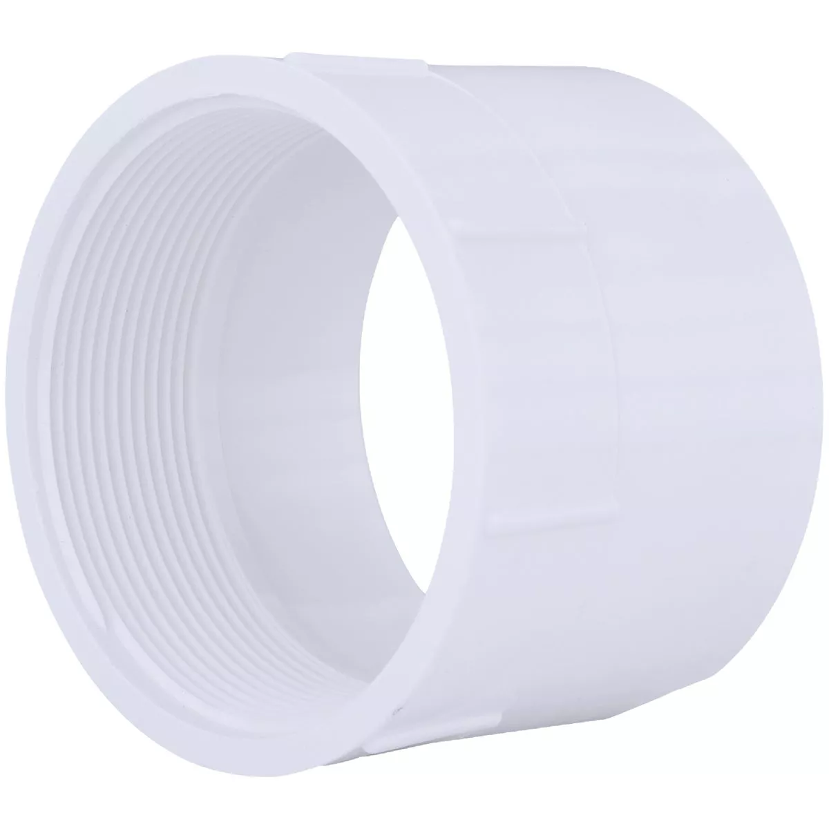 Charlotte Pipe 4 In. Hub x 4 In. FPT Schedule 40 DWV PVC Adapter