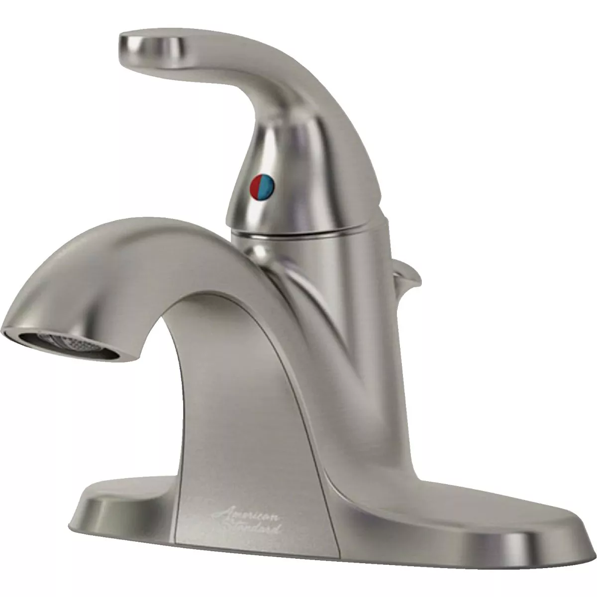 American Standard Cadet Brushed Nickel 1-Handle Lever 4 In. Centerset Bathroom Faucet with Pop-Up - photo 3