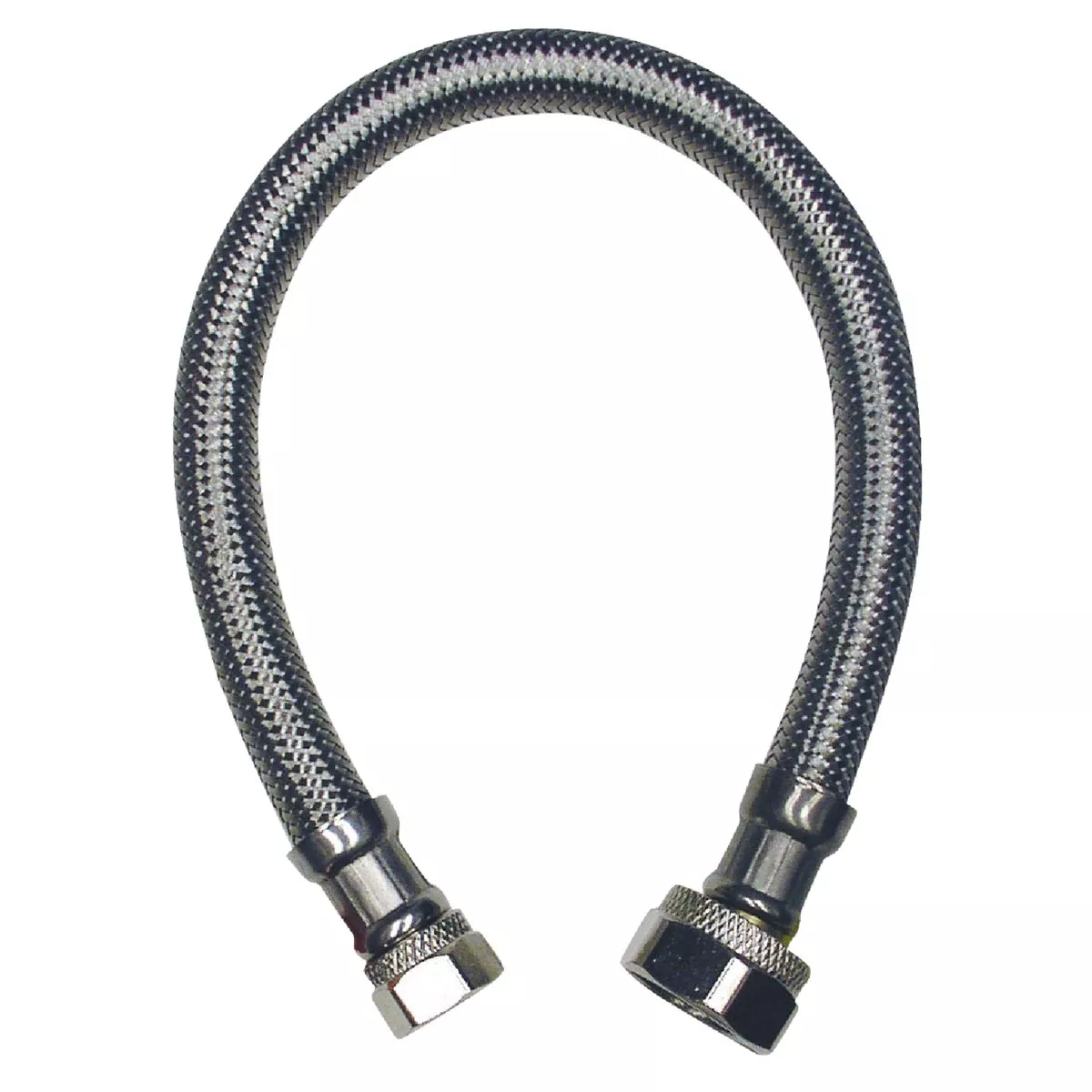 ProLine 3/8 In. FL x 1/2 In. FIP X 20 In. L. Braided Stainless Steel Faucet Supply Line