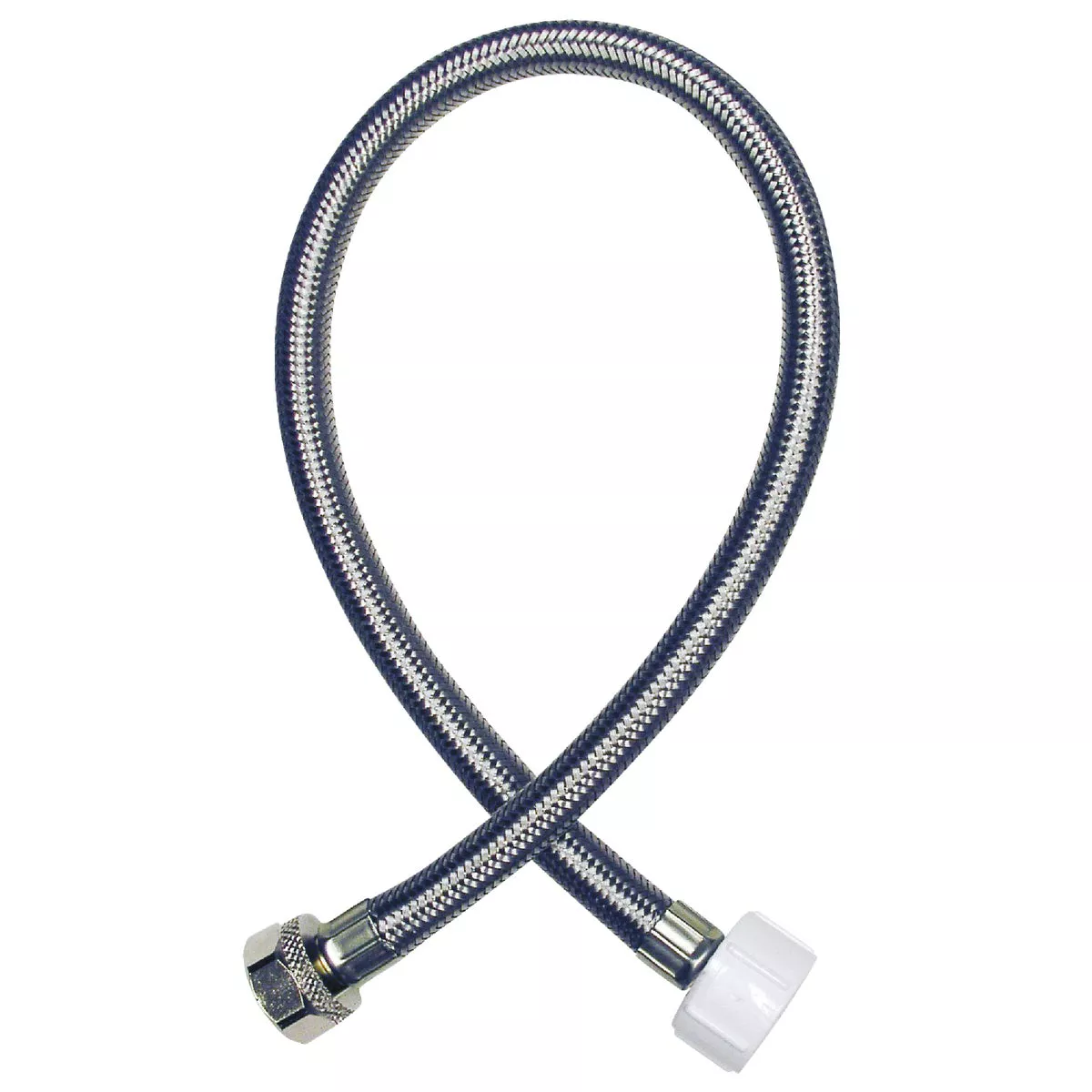 ProLine 1/2 In. FL x 7/8 In. BC x 12 In. Braided Stainless Steel Toilet Supply Line