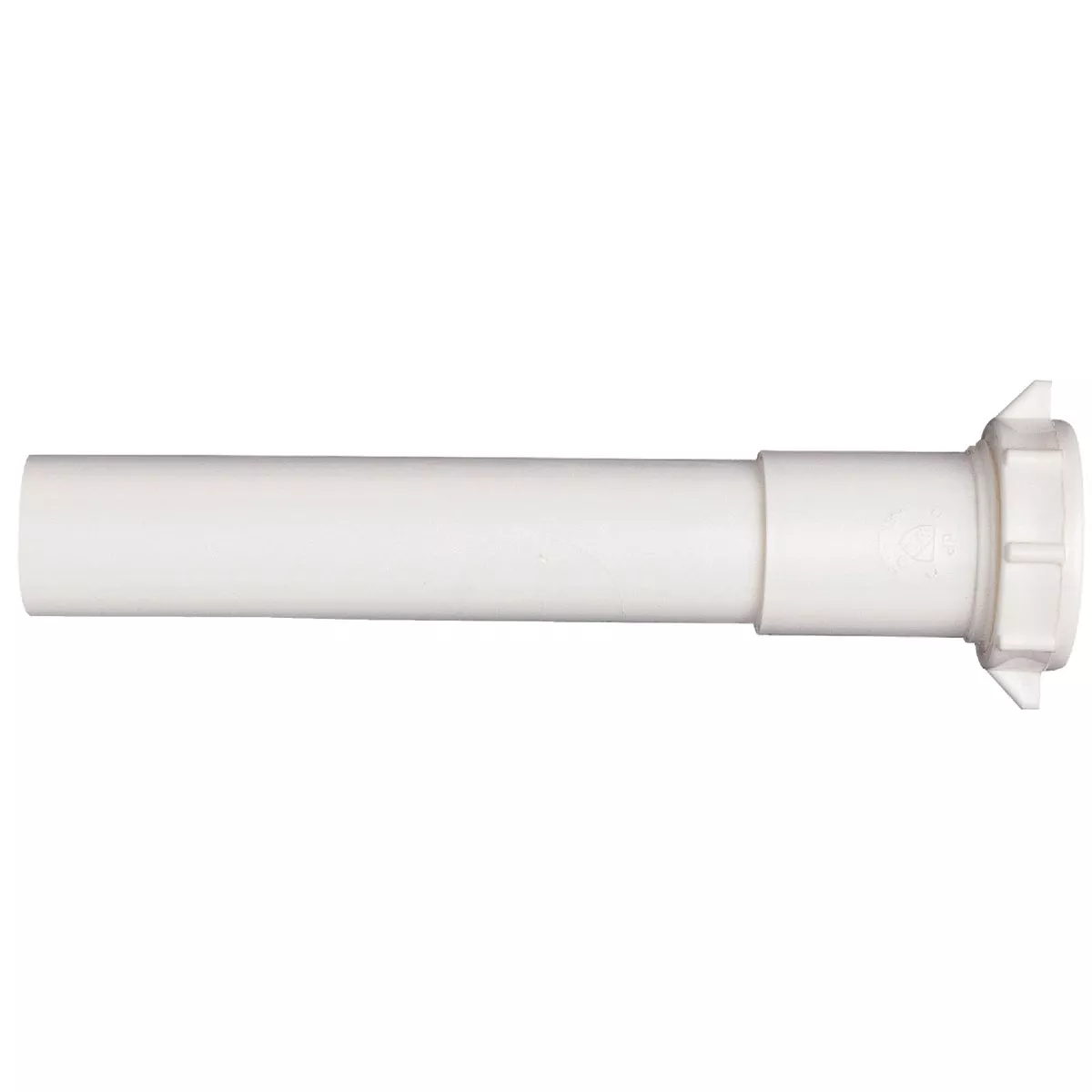 Do it Best 1-1/4 In. x 6 In. White Plastic Extension Tube
