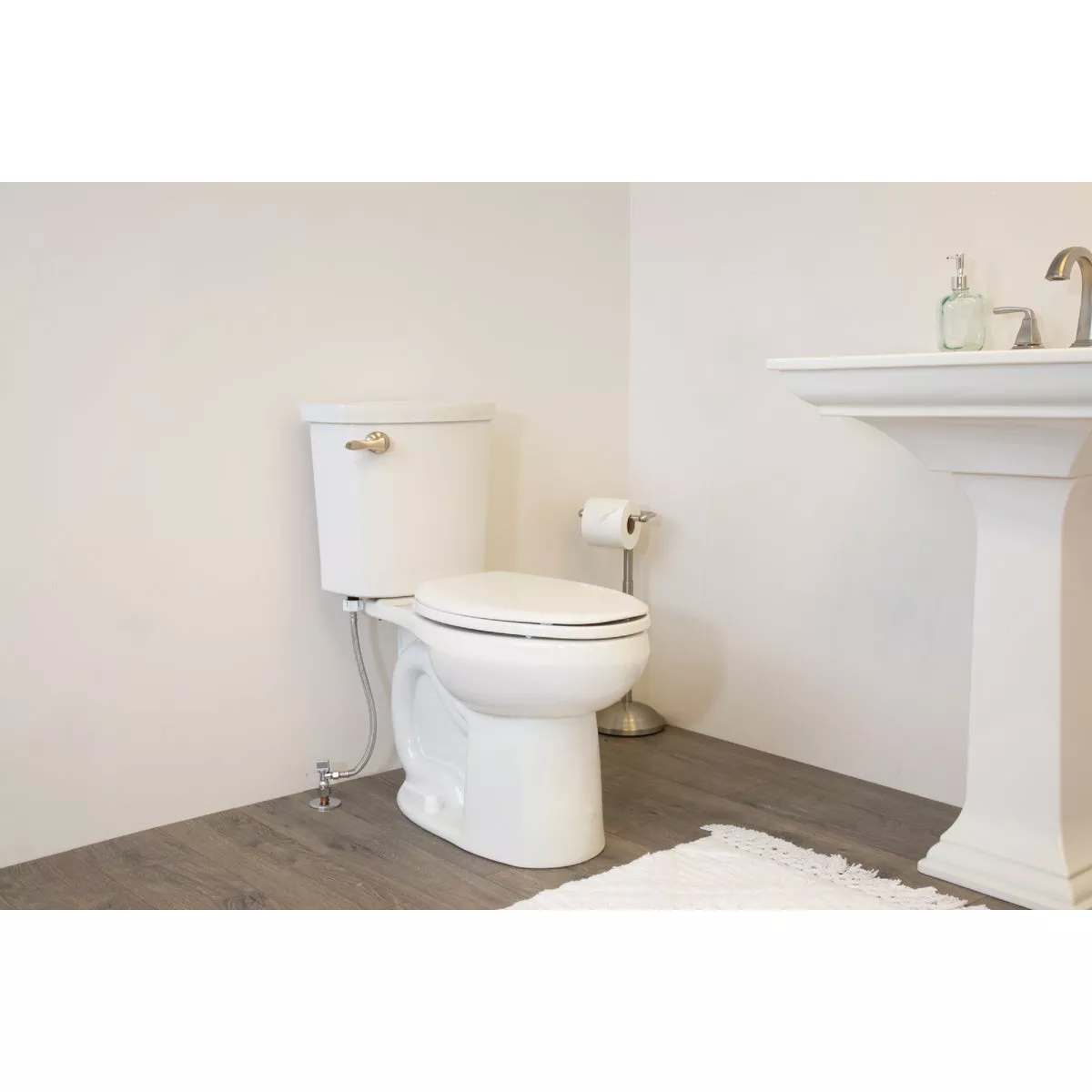 Fluidmaster Perfect Fit Premium Brushed Nickel Tank Lever with Plastic Telescoping Arm - photo 6