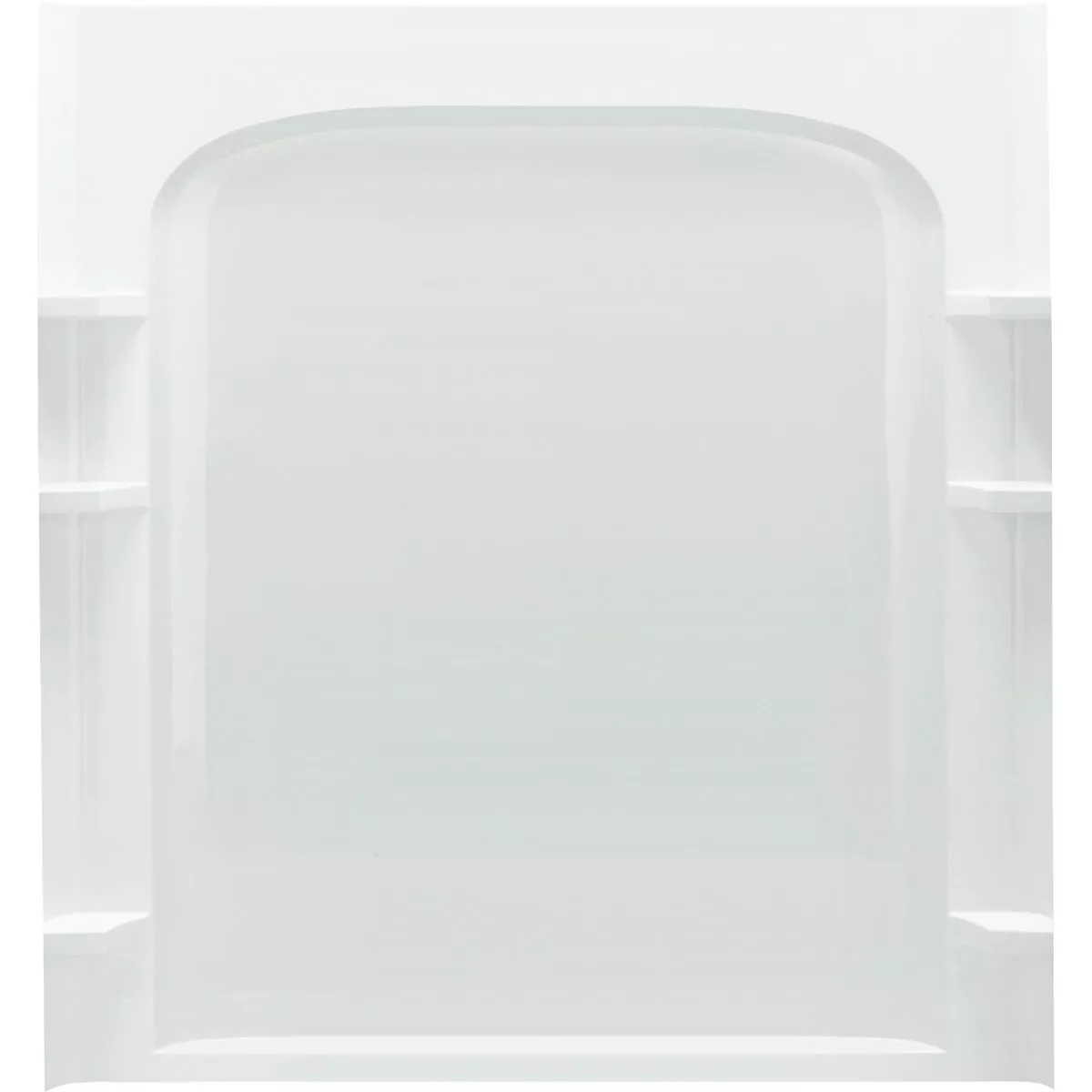 Sterling Ensemble Curve 60 In. W x 72-1/2 In. H 1-Piece Shower Back Wall Panel in White - photo 2