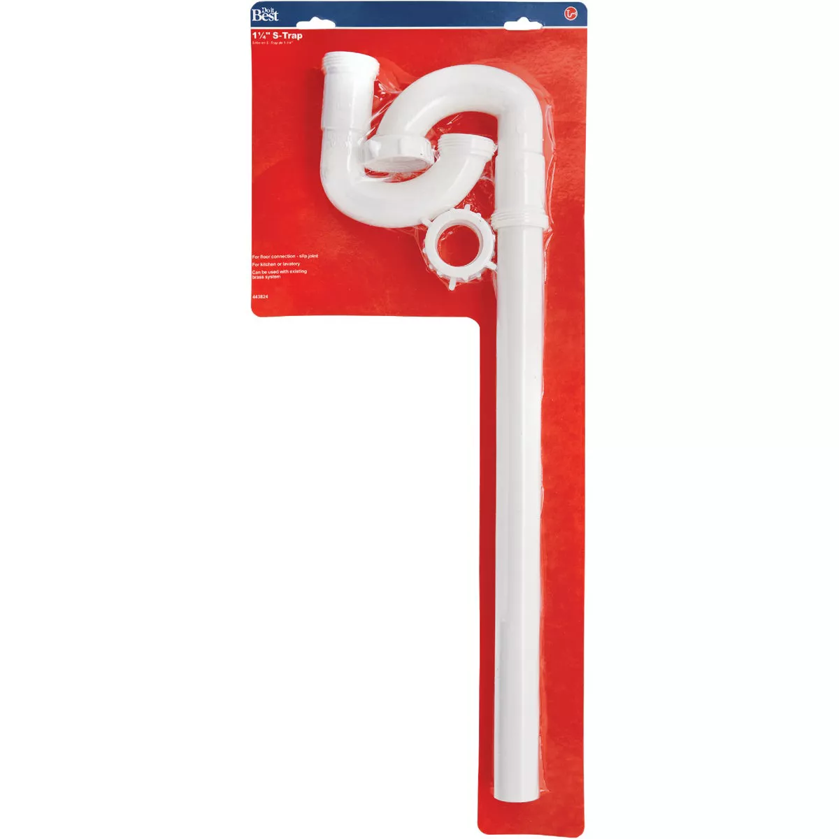 Do it Best 1-1/4 In. x 1-1/4 In. White Plastic S-Trap - photo 2