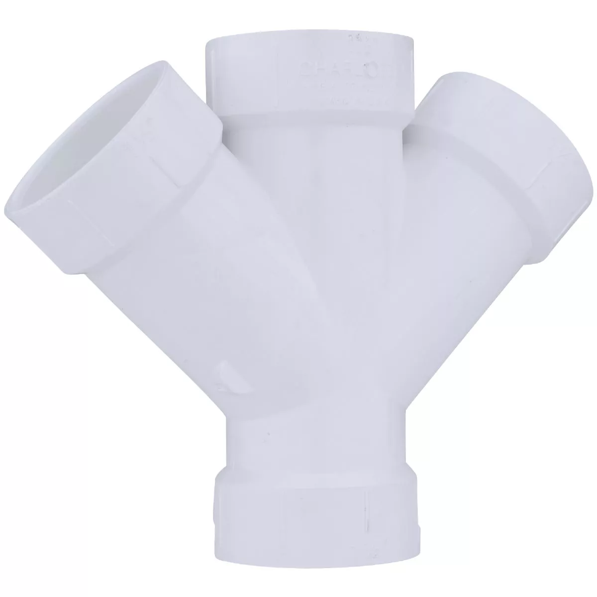 Charlotte Pipe 1-1/2 In. Schedule 40 DWV PVC Double Wye