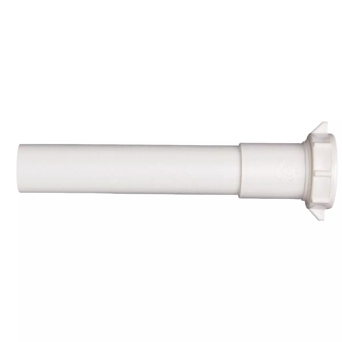 Keeney 1-1/4 In. x 12 In. White Plastic Extension Tube