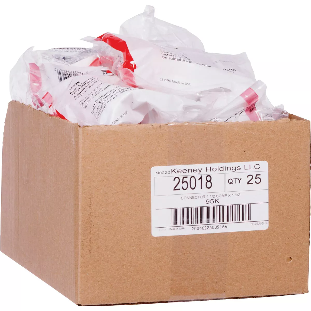 Keeney 1-1/2 In. White PVC Marvel Connector - photo 6