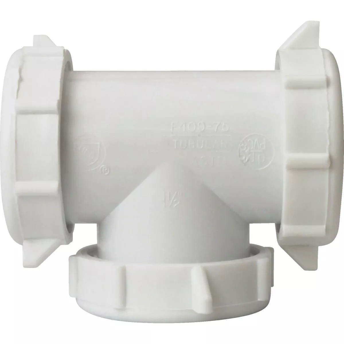 Keeney 1-1/2 In. White Polypropylene Three-Way Coupling Tee - photo 4