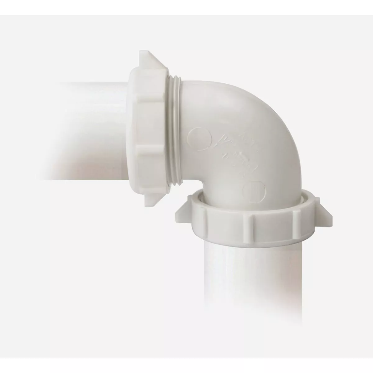 Keeney 1-1/2 In. White Polypropylene 90 Degree Elbow Coupling - photo 4