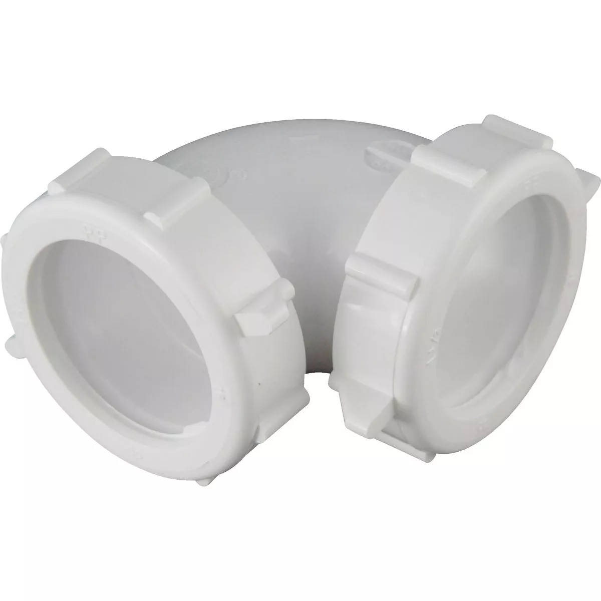 Keeney 1-1/2 In. White Polypropylene 90 Degree Elbow Coupling - photo 3
