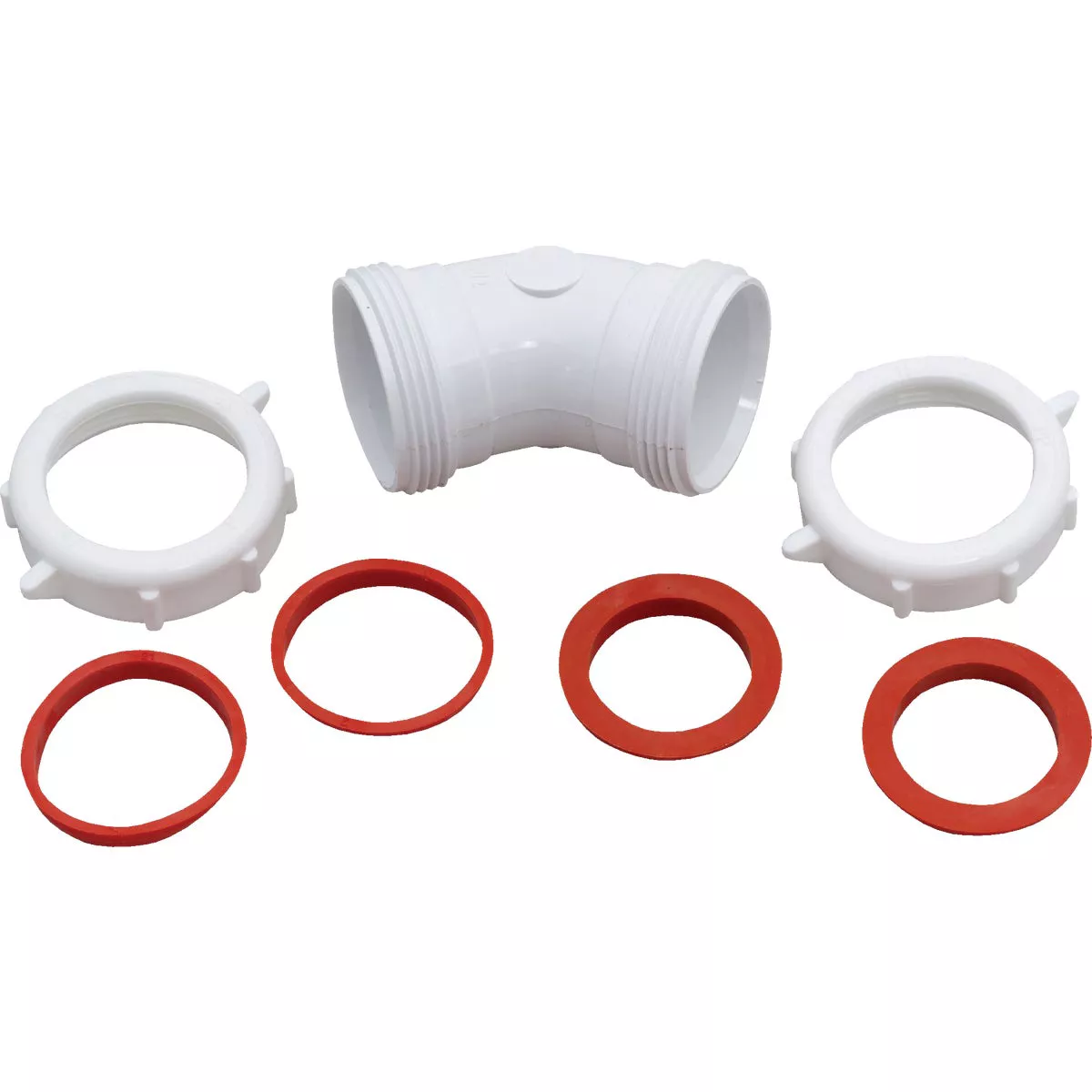 Keeney 1-1/2 In. White Polypropylene 45 Degree Elbow Coupling - photo 3