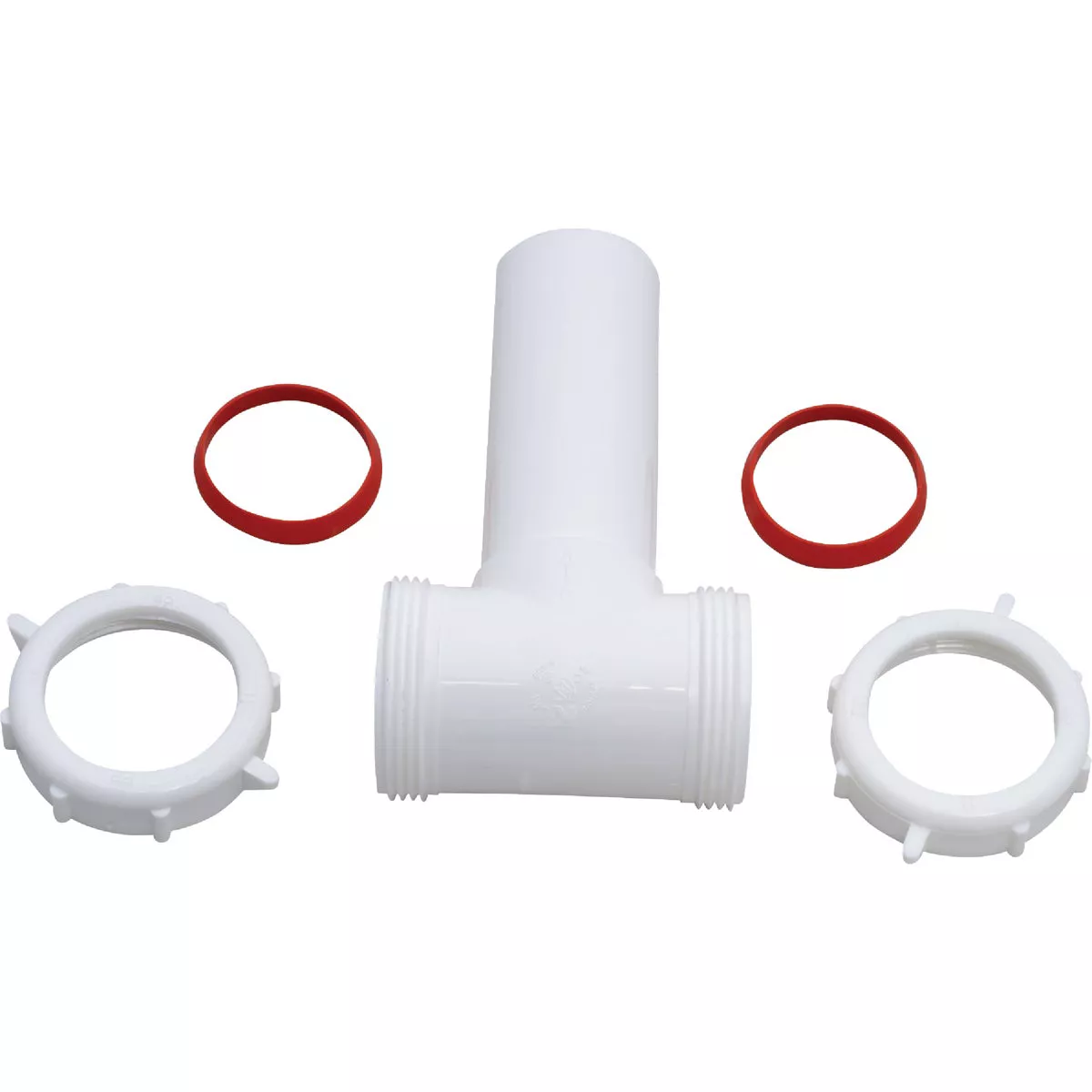 Keeney 1-1/2 In. White Polypropylene Center Outlet Tee | True Value ...