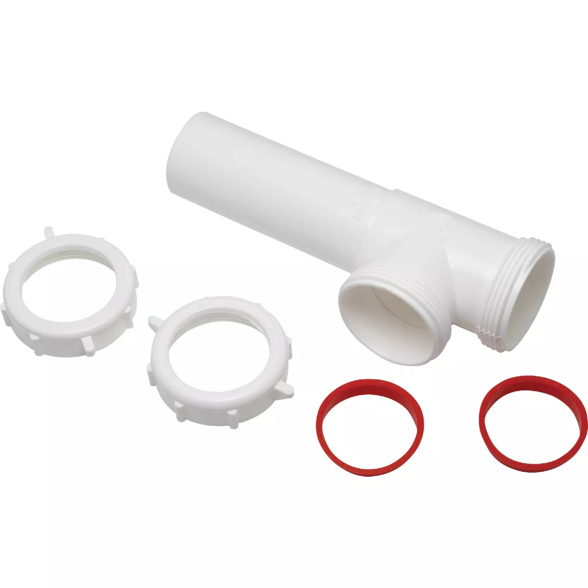 Keeney 1-1/2 In. White Polypropylene End Outlet Tee - photo 3