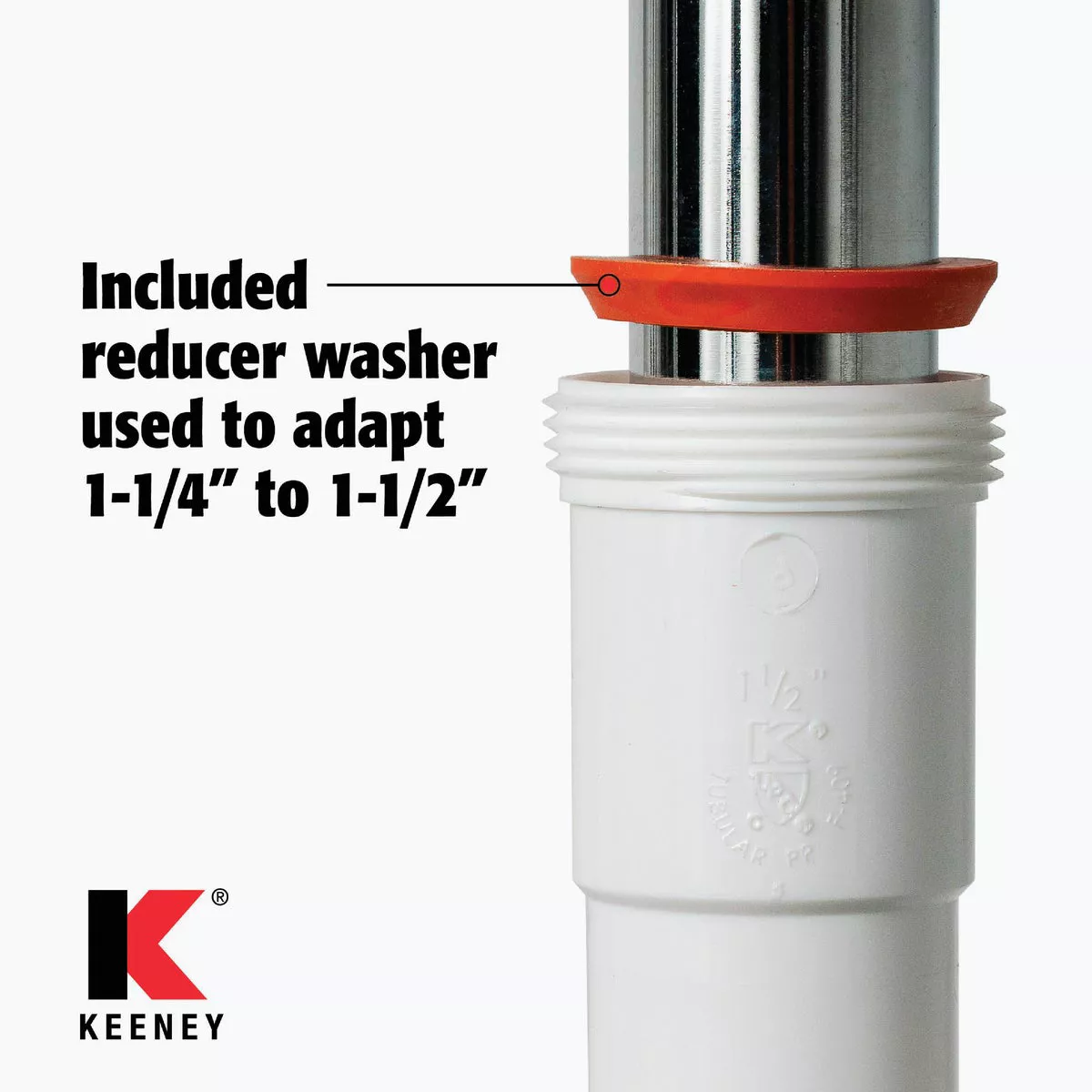 Plumb Pak 1-1/2 In. or 1-1/4 In. White Plastic J-Bend - photo 6
