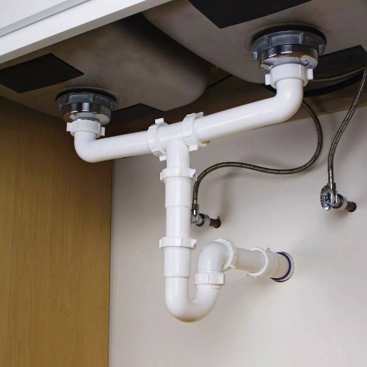 Keeney 1-1/2 In. White Polypropylene Sink Trap with Reducer Washer - photo 3
