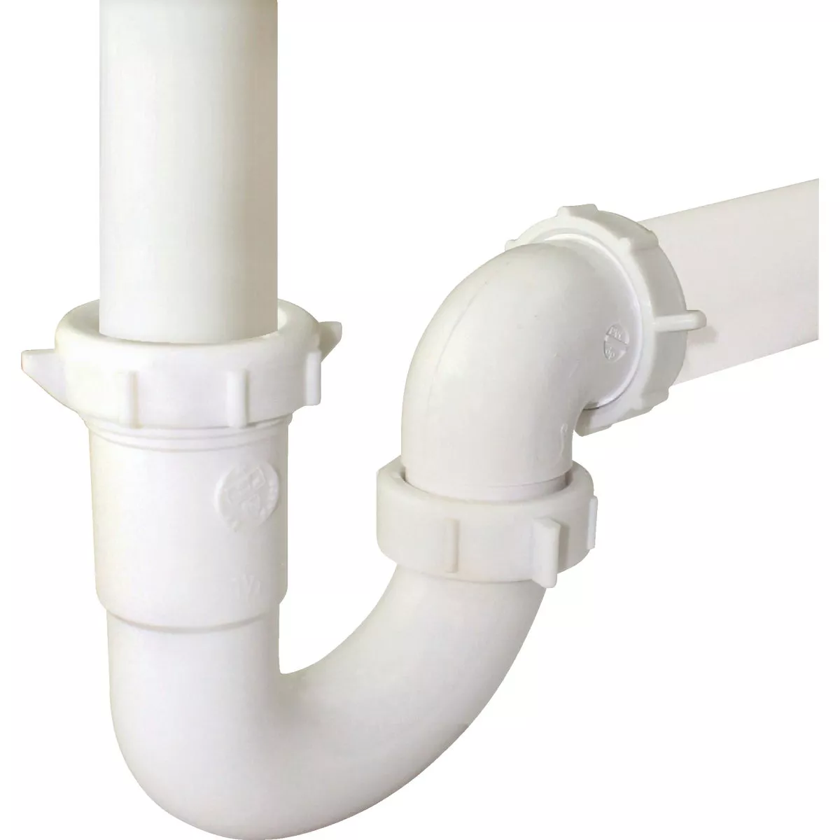 Keeney 1-1/2 In. White Polypropylene Sink Trap with Reducer Washer - photo 6