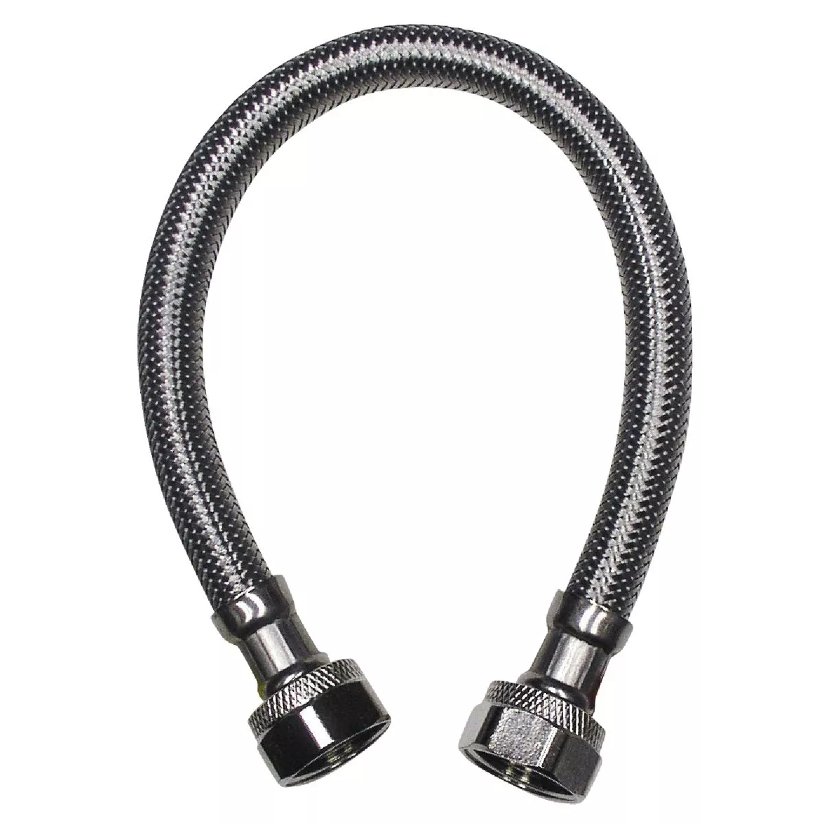 Do it Best 1/2 In. F X 1/2 In. F X 48 In. L. Braided Stainless Steel Faucet Supply Line