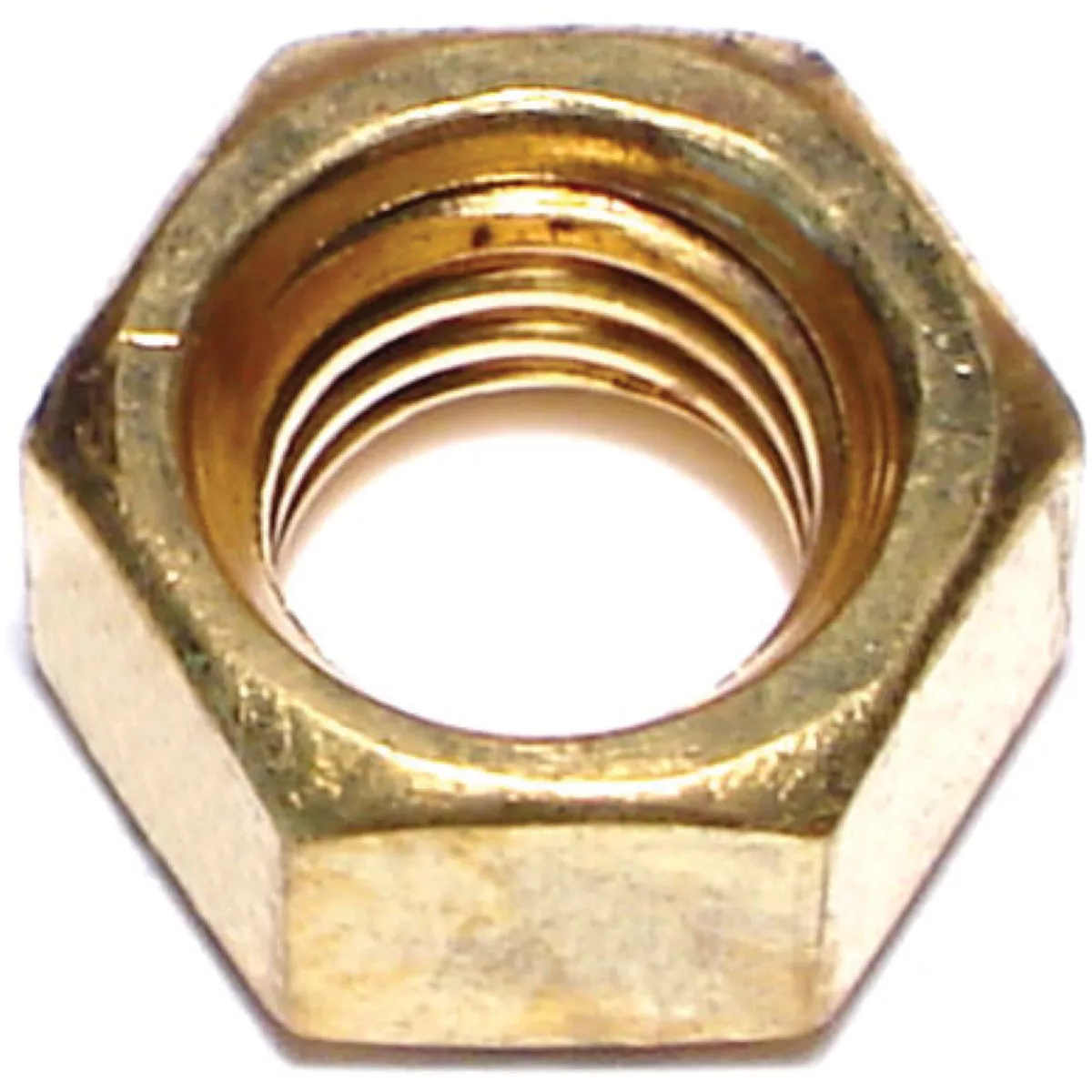 Midwest Fastener 3/8 In.-16 Brass Coarse Thread Finished Hex Nuts (10 Ct.)-