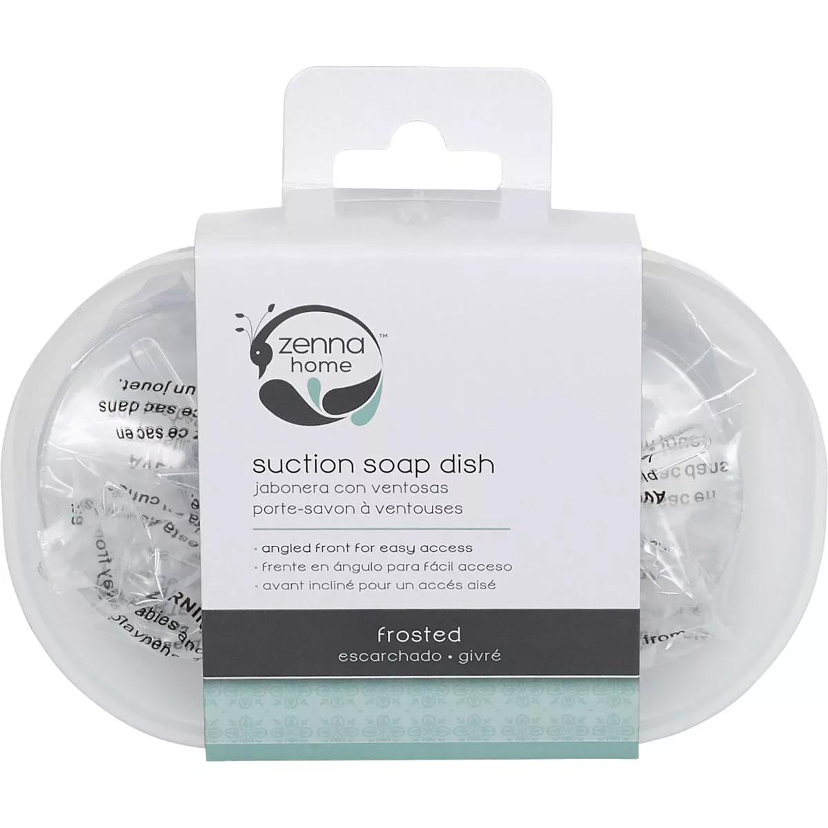 Zenith Zenna Home Frosted Finish Suction Soap Dish - photo 2