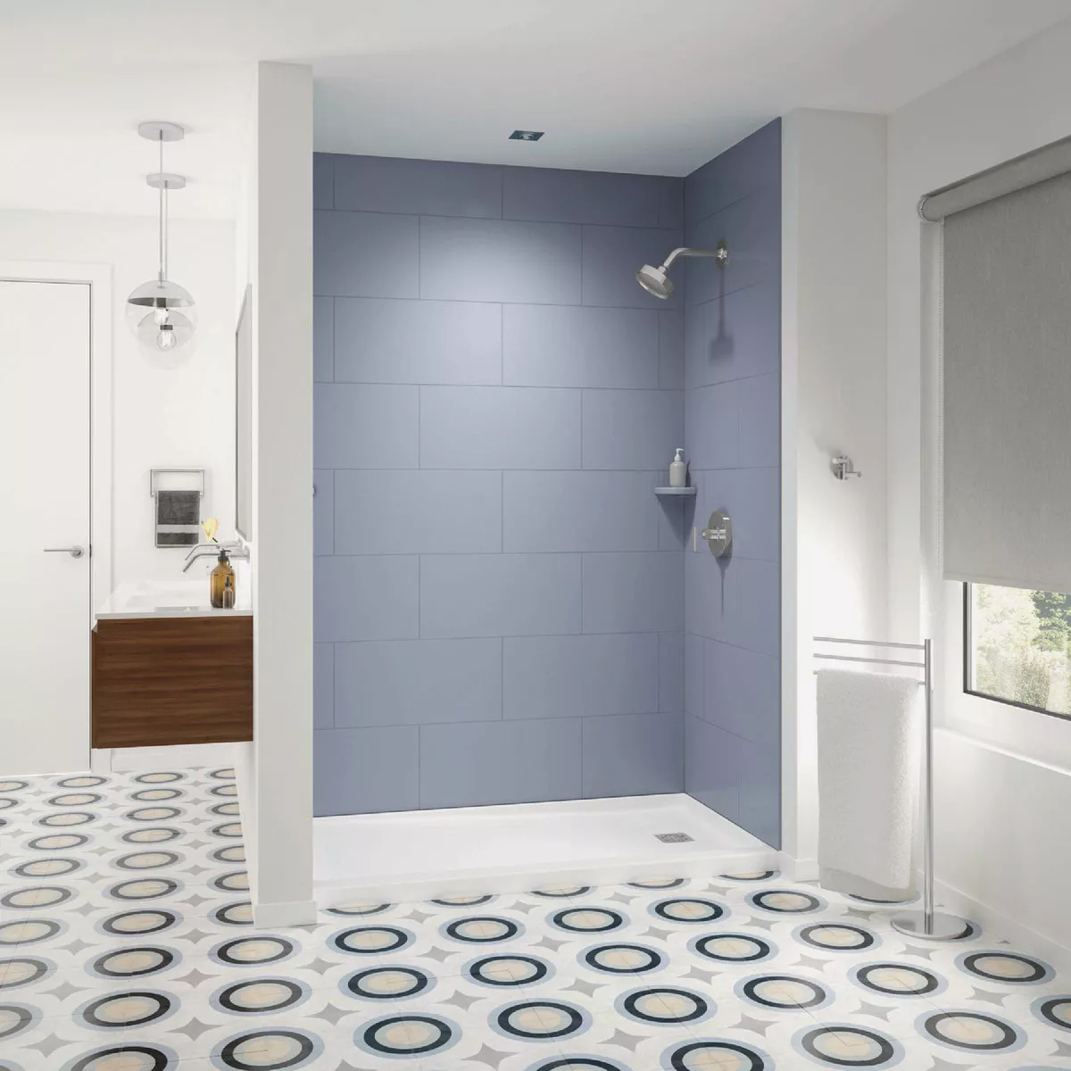 Bootz ShowerCast 6032 60 In. W. x 32 In. D. Left Drain Shower Floor in White - photo 2