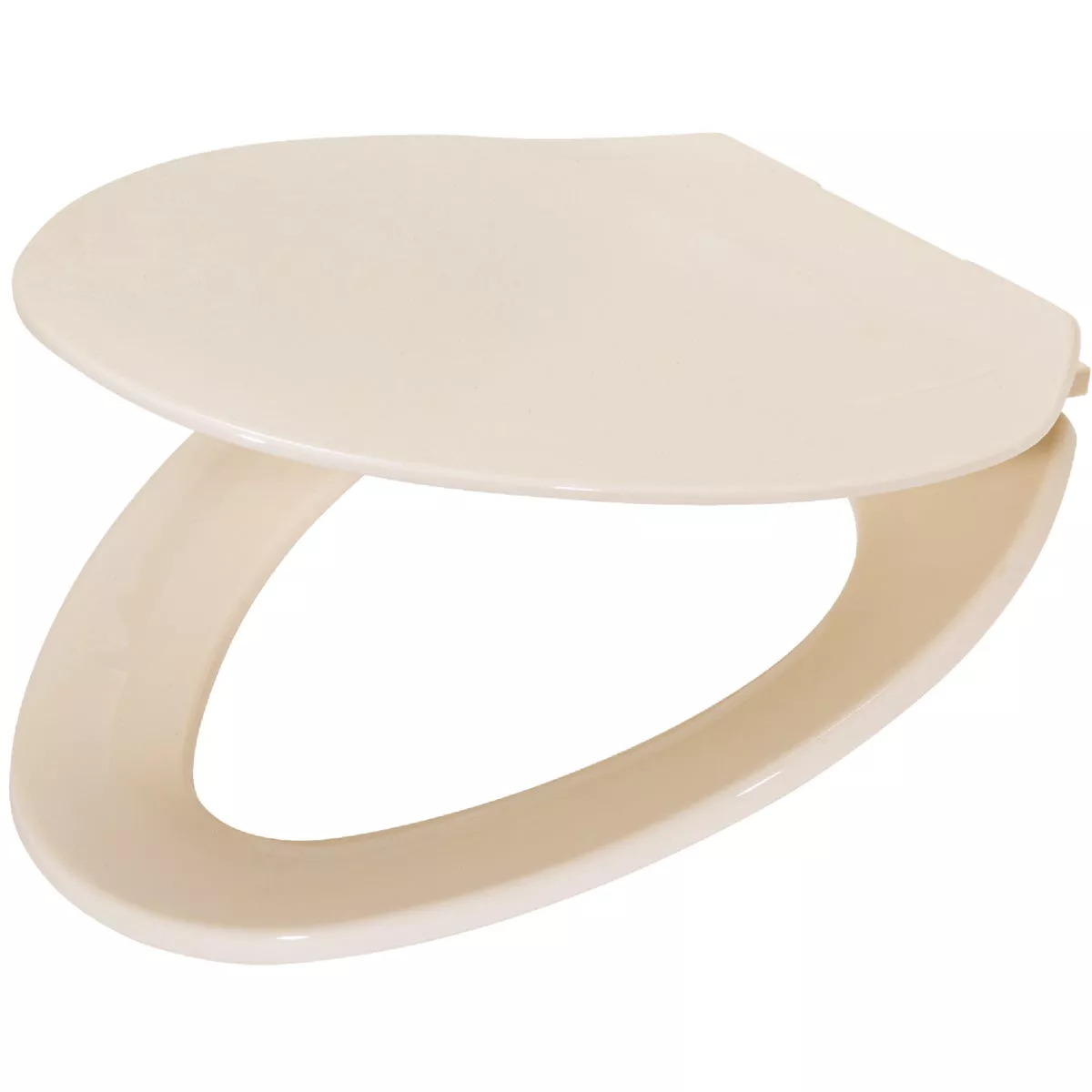 Home Impressions Elongated Closed Front Bone Plastic Toilet Seat - photo 2