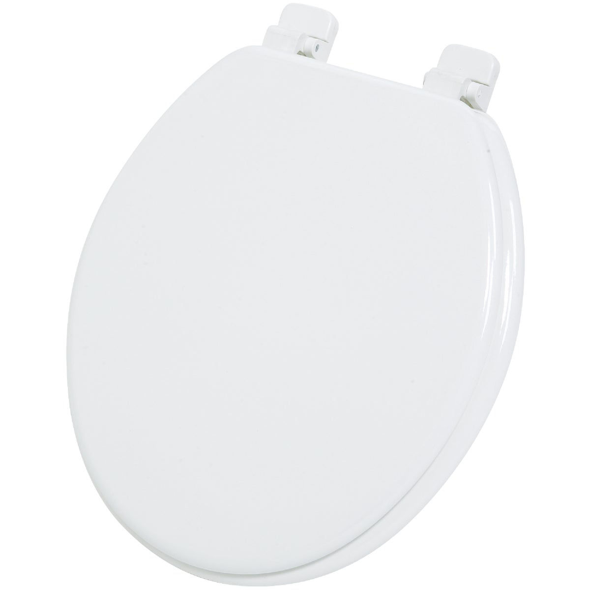 Home Impressions Round Closed Front White Wood Toilet Seat Do it Best