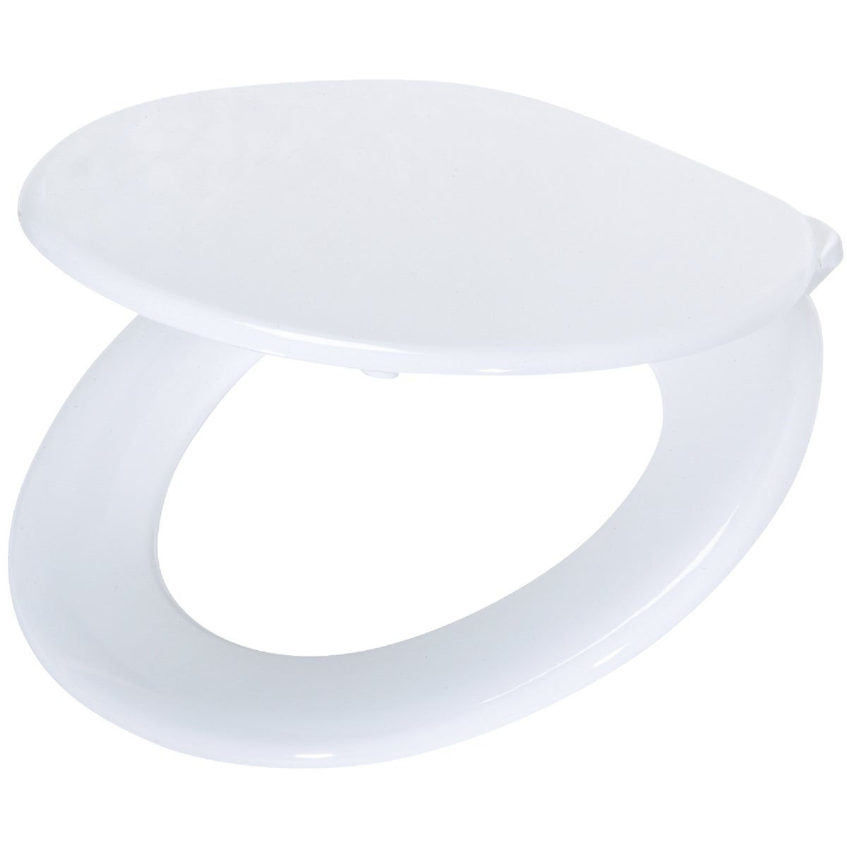 Home Impressions Round Closed Front White Wood Toilet Seat Do it Best