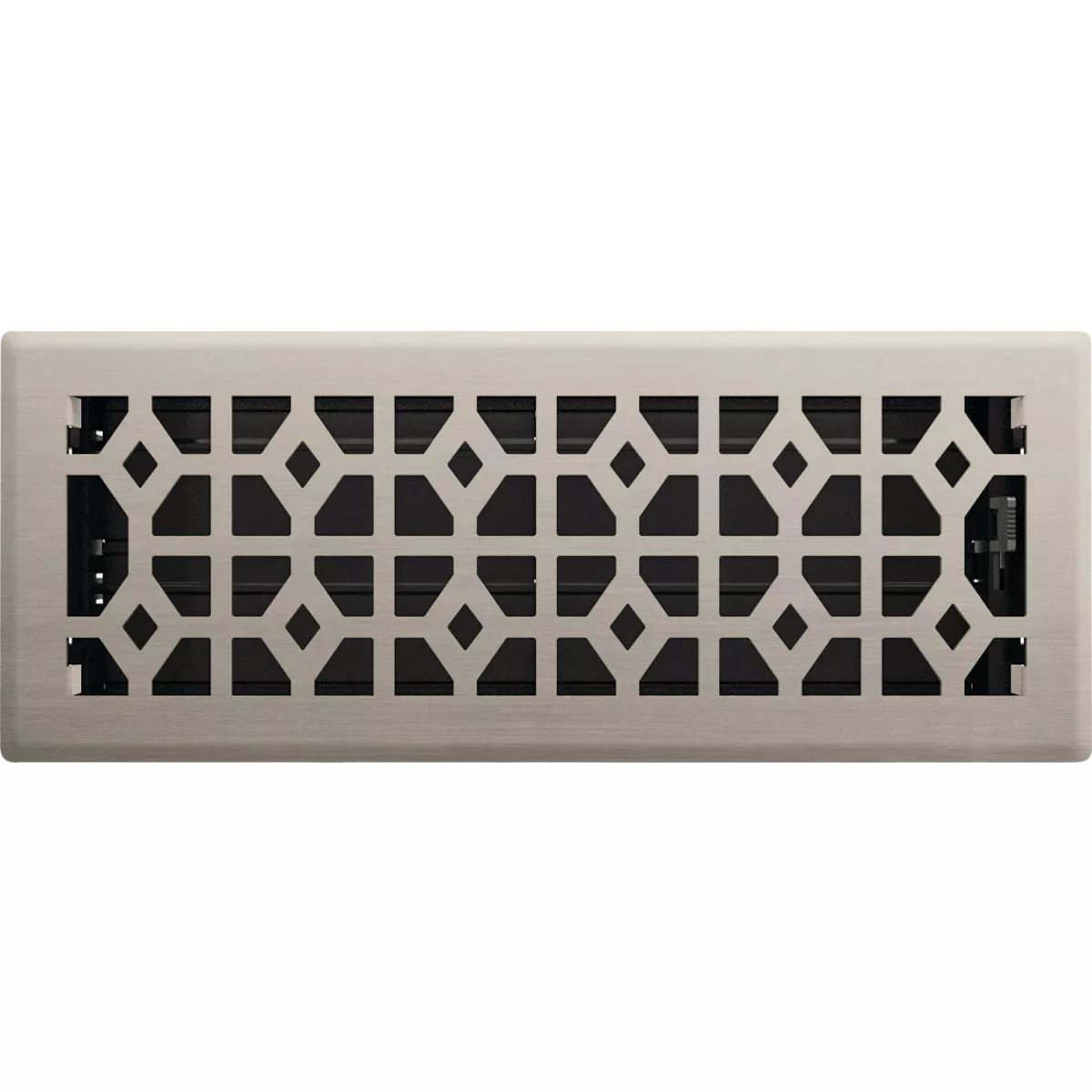 Imperial Templar 4 In. x 12 In. Brushed Nickel Steel Floor Register
