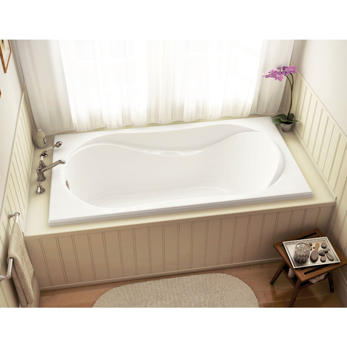 Maax Cocoon 10Jet Whirlpool Dropin Bathtub in White Do it Best