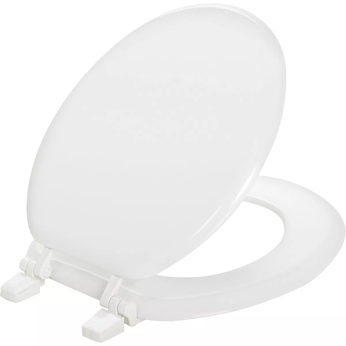 Bemis Mayfair Round Closed Front White Wood Toilet Seat