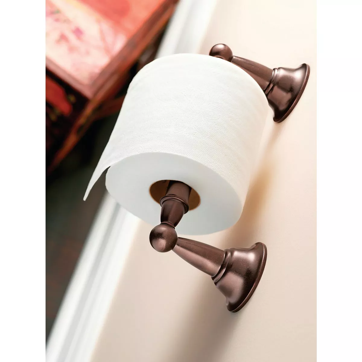 Moen Sage Wall Mount Toilet Paper Holder, Oil Rubbed Bronze - photo 2
